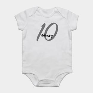 Tenth Doctor Allons-y Baby Bodysuit